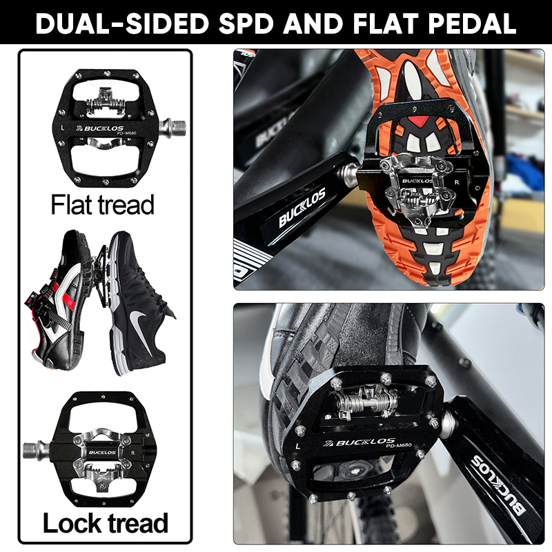 BUCKLOS Mtb Pedals for Bicycle - đánh giá và giá Pedal Platform Flat