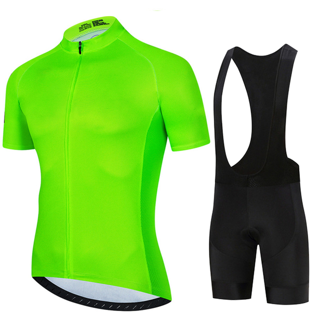 Fluorescent Green 2024 Solid c - đánh giá và giá Mountain Biking Uniform