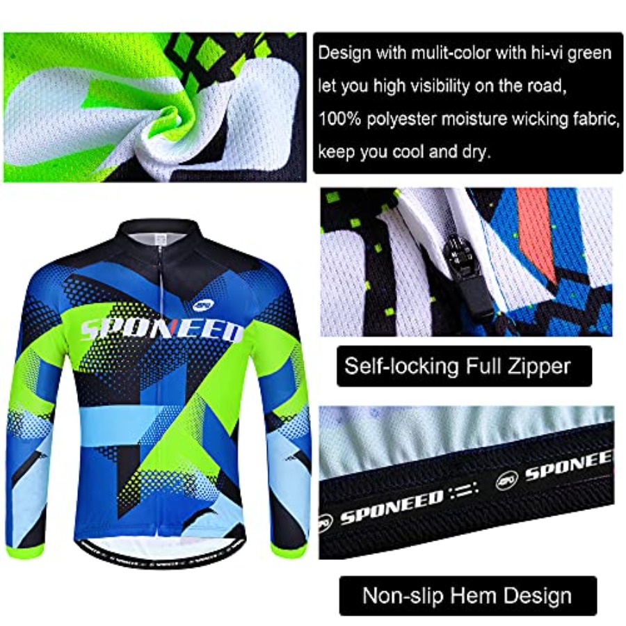 sponeed Cycling Clothes for Me - đánh giá và giá Mountain Biking Long Sleeve Shirt