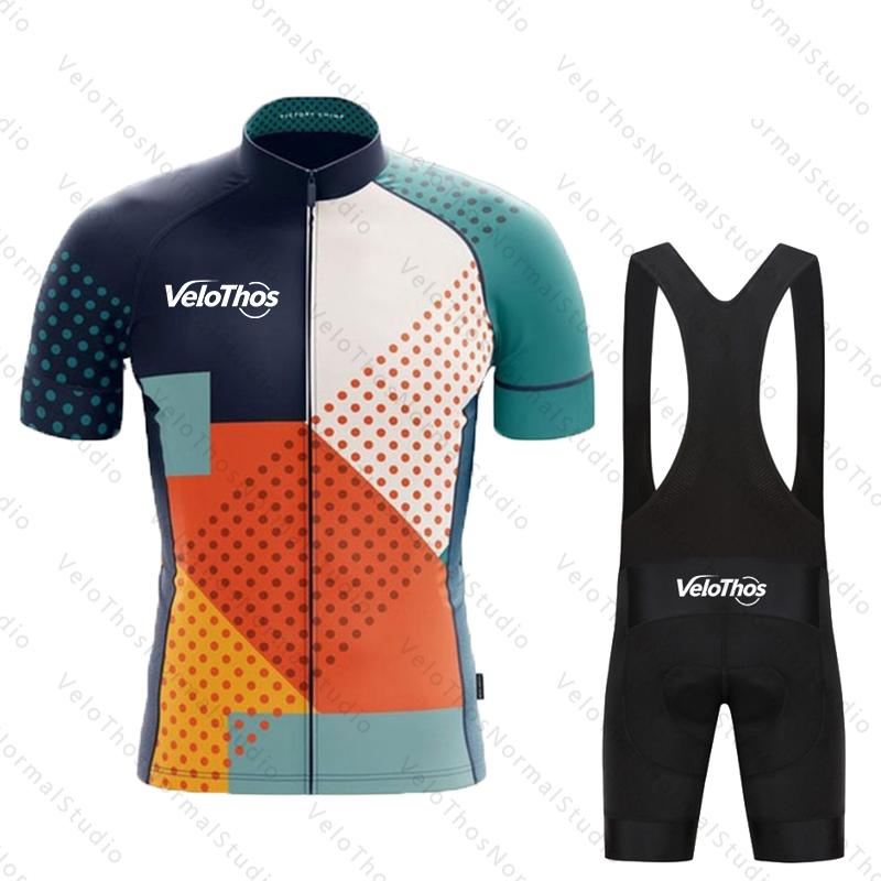 VeloThos Short sleeve Cycling  - đánh giá và giá Mountain Biking Uniform