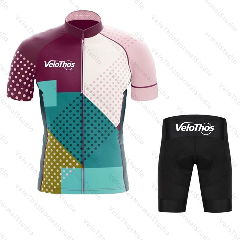 VeloThos Short sleeve Cycling  - đánh giá và giá Mountain Biking Uniform