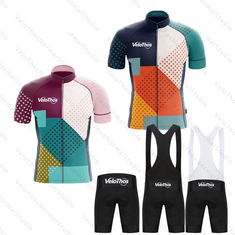 VeloThos Short sleeve Cycling  - đánh giá và giá Mountain Biking Uniform