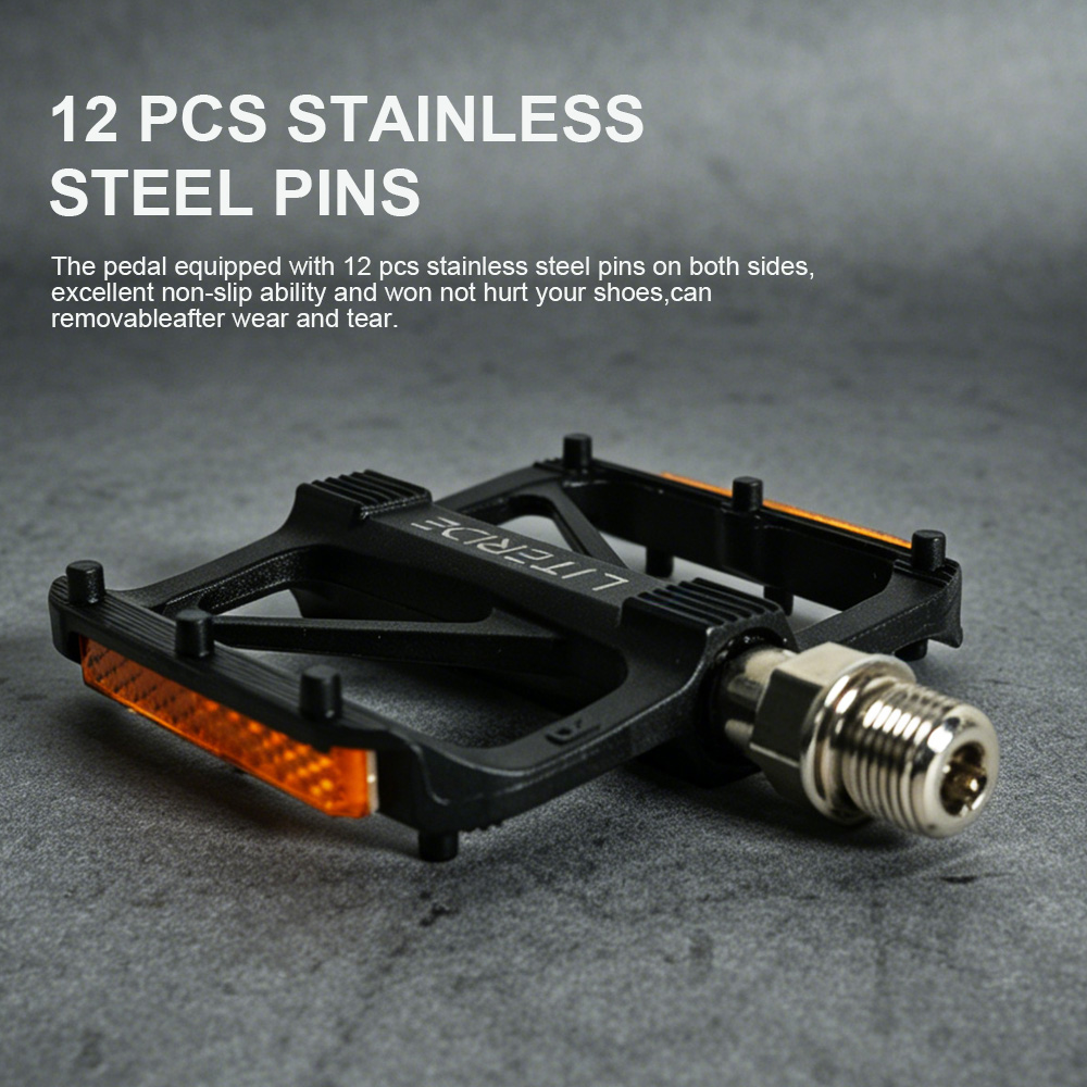 LiteRide Flat Bike Pedals MTB  - đánh giá và giá Pedal Platform Flat