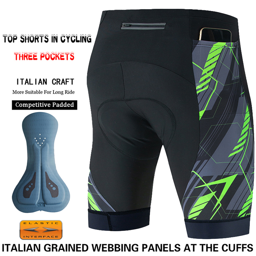 3 Pockets Men's Cycling Shorts - đánh giá và giá Mountain Biking Outfit