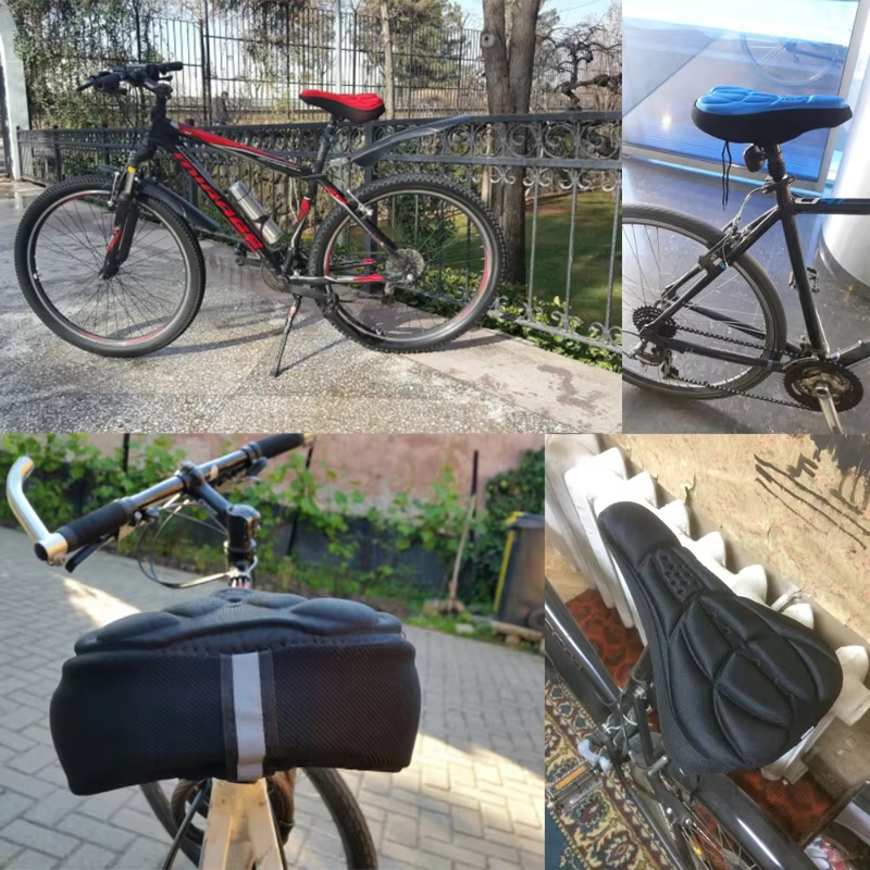 Bicycle seat pad, 3D soft ridi - đánh giá và giá Mountain Biking Accessories