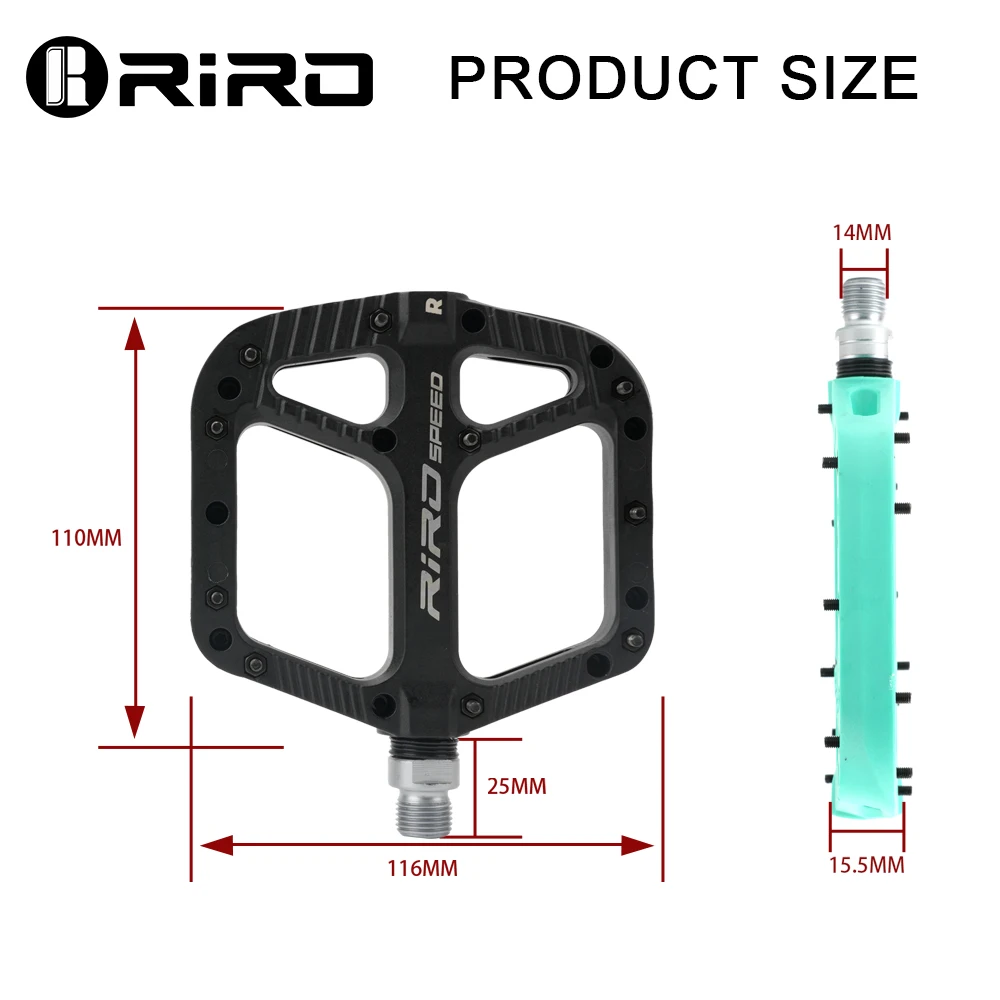RIRO NL75 Bicycle Nylon Pedals - đánh giá và giá Pedal Platform Flat