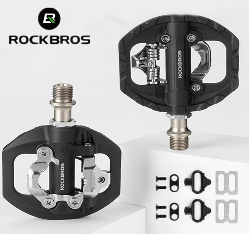 ROCKBROS Bicycle Lock Pedal 2  - đánh giá và giá Pedal Platform Flat