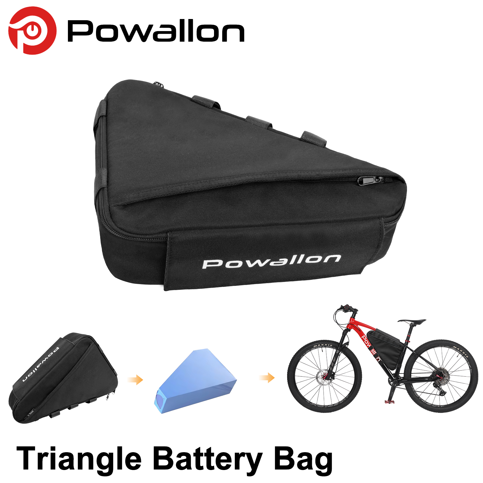 E-Bike Triangle Battery Bag Wa - đánh giá và giá Mountain Biking Bag