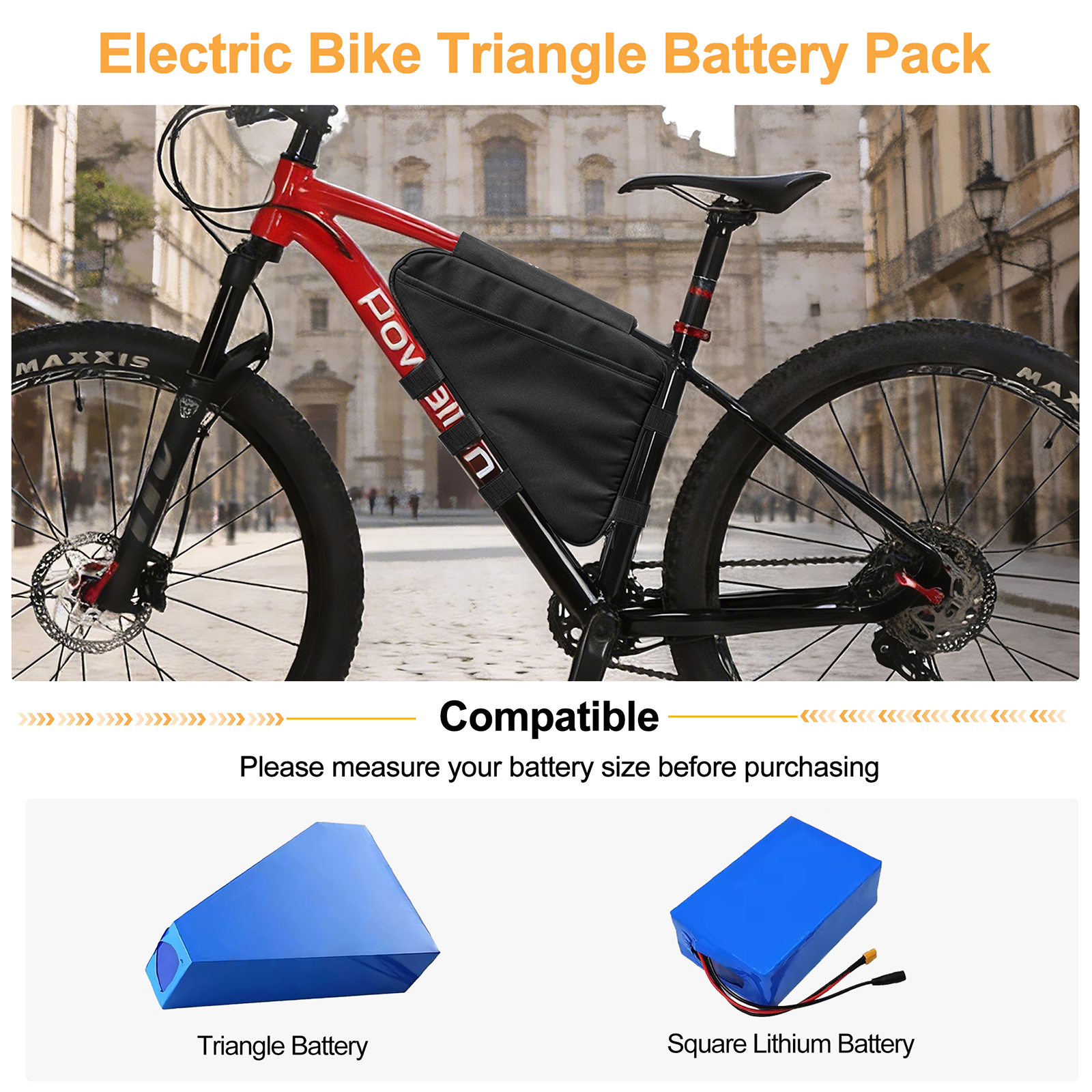 E-Bike Triangle Battery Bag Wa - đánh giá và giá Mountain Biking Bag