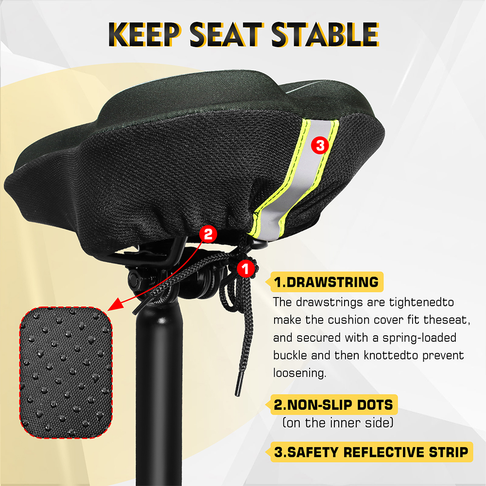BUCKLOS bike saddle cover brea - đánh giá và giá Mountain Biking Accessories