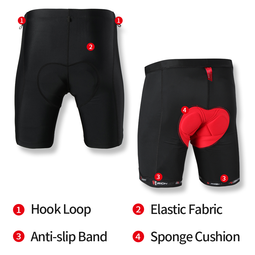 RION Men's Cycling Shorts Deta - đánh giá và giá Mountain Biking Outfit