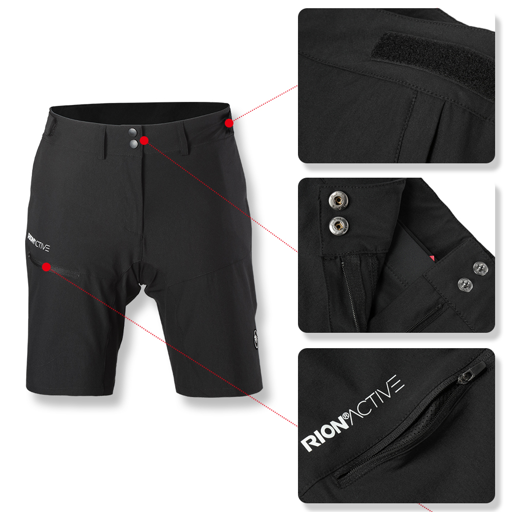 RION Men's Cycling Shorts Deta - đánh giá và giá Mountain Biking Outfit