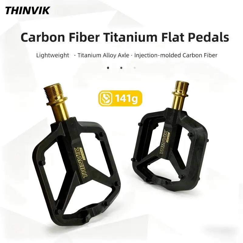THINVIK Ultralight Carbon Fibe - đánh giá và giá Pedal Platform Flat