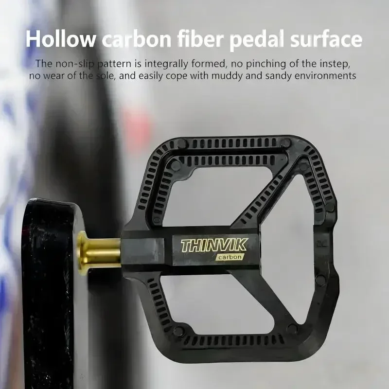 THINVIK Ultralight Carbon Fibe - đánh giá và giá Pedal Platform Flat