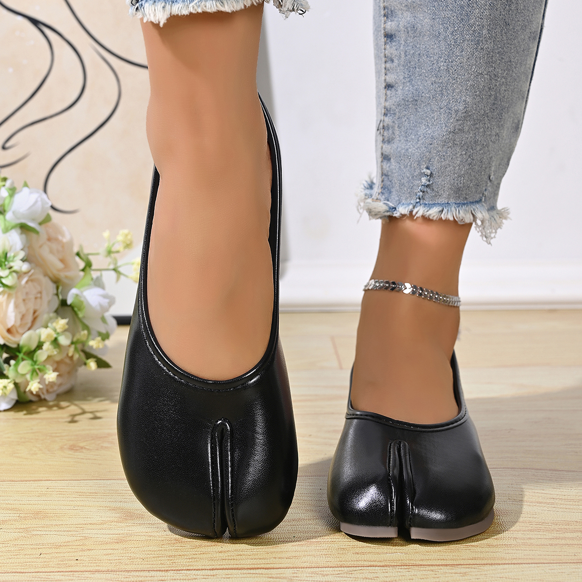 Women's Soft Leather Comfortab - đánh giá và giá Pedal Platform Flat