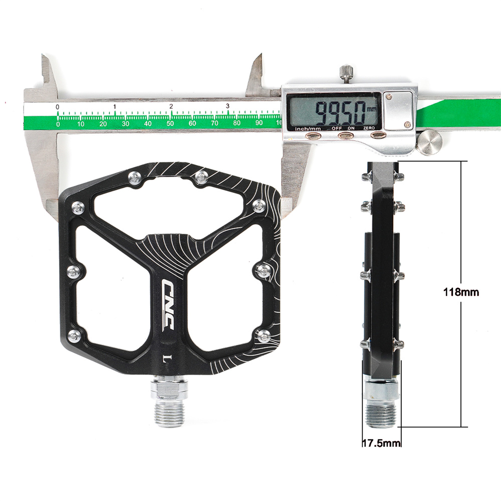 CNC Mtb Bicycle Pedals, Bike A - đánh giá và giá Pedal Platform Flat