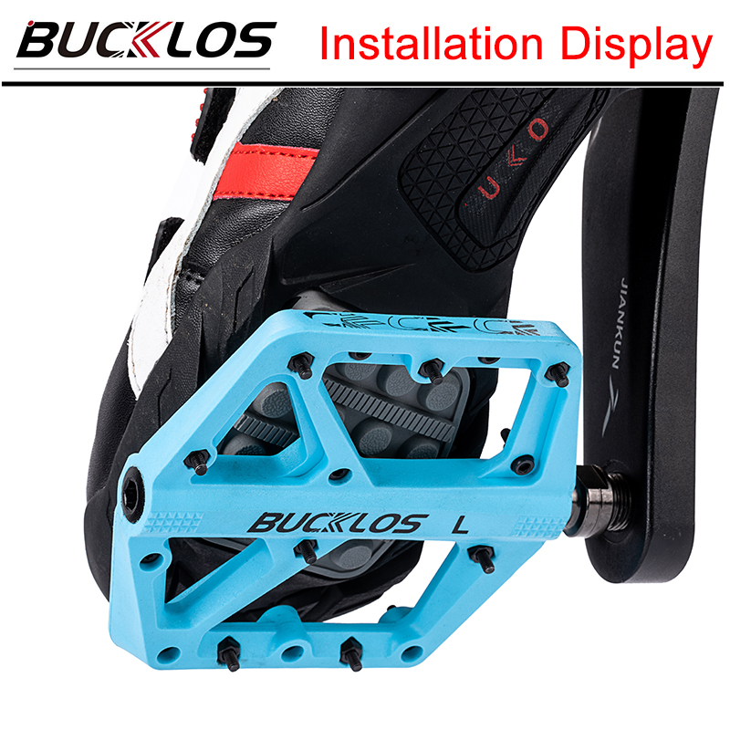 BUCKLOS Pedals DU Bearing Bicy - đánh giá và giá Pedal Platform Flat