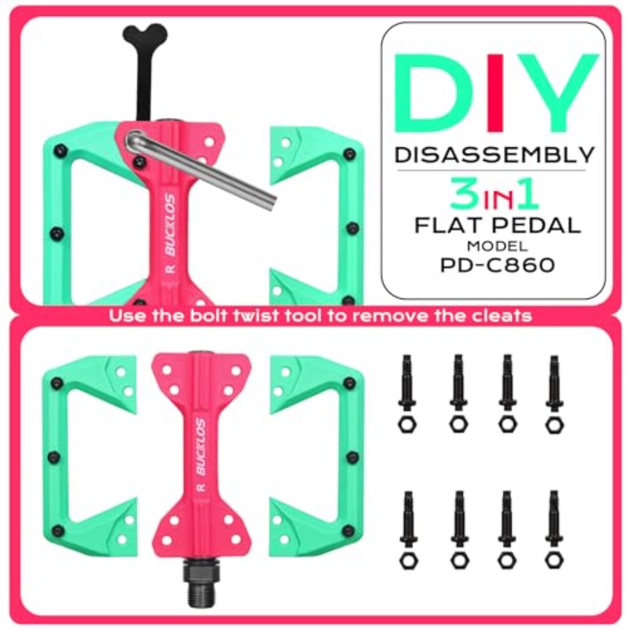 Bike Handlebar Grips Double Lo - đánh giá và giá Pedal Platform Flat