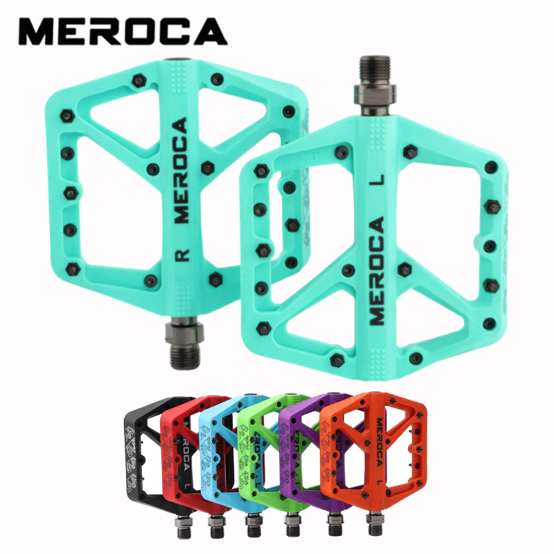 Meroca Bicycle Pedal Mtb Nylon - đánh giá và giá Pedal Platform Flat
