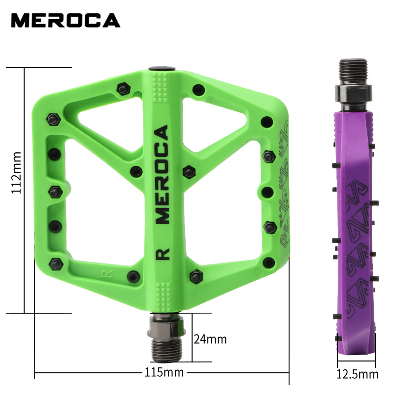 Meroca Bicycle Pedal Mtb Nylon - đánh giá và giá Pedal Platform Flat